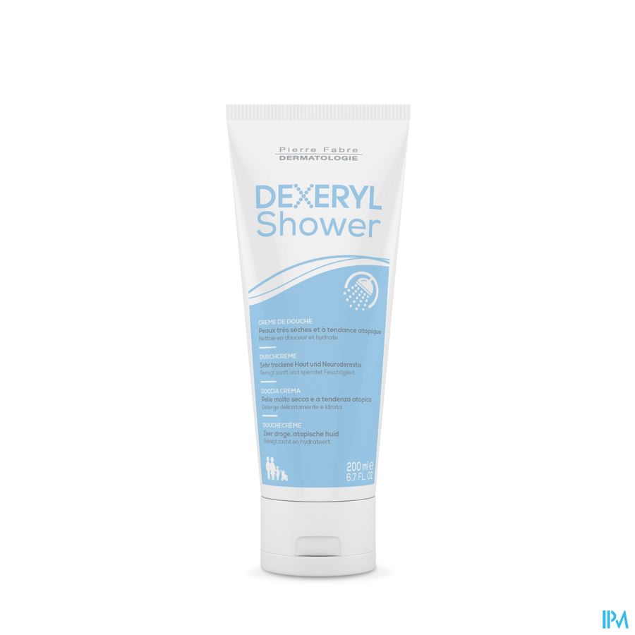 DEXERYL SHOWER Crème de douche 200 ML Hygiène peau sèche et à tendance atopique