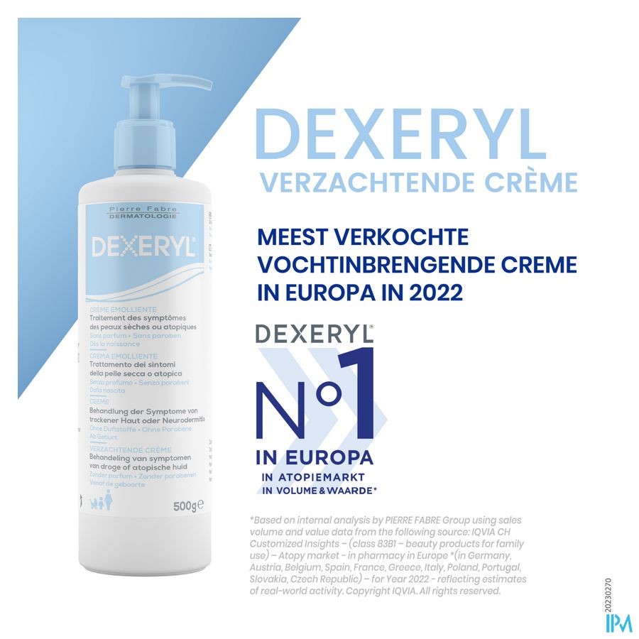 DEXERYL CREME EMOLLIENTE 500 G Peau très sèche à tendance atopique