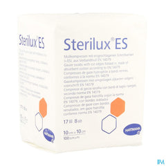 Sterilux Es 10x10cm 8pl.nst. 100 P/s