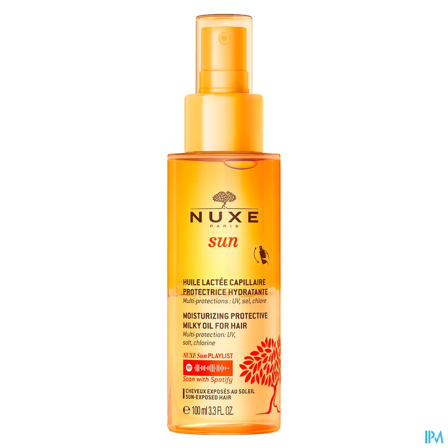 Nuxe Sun Huile Lacte Capil. Prot.hydra Fl 100ml Nf