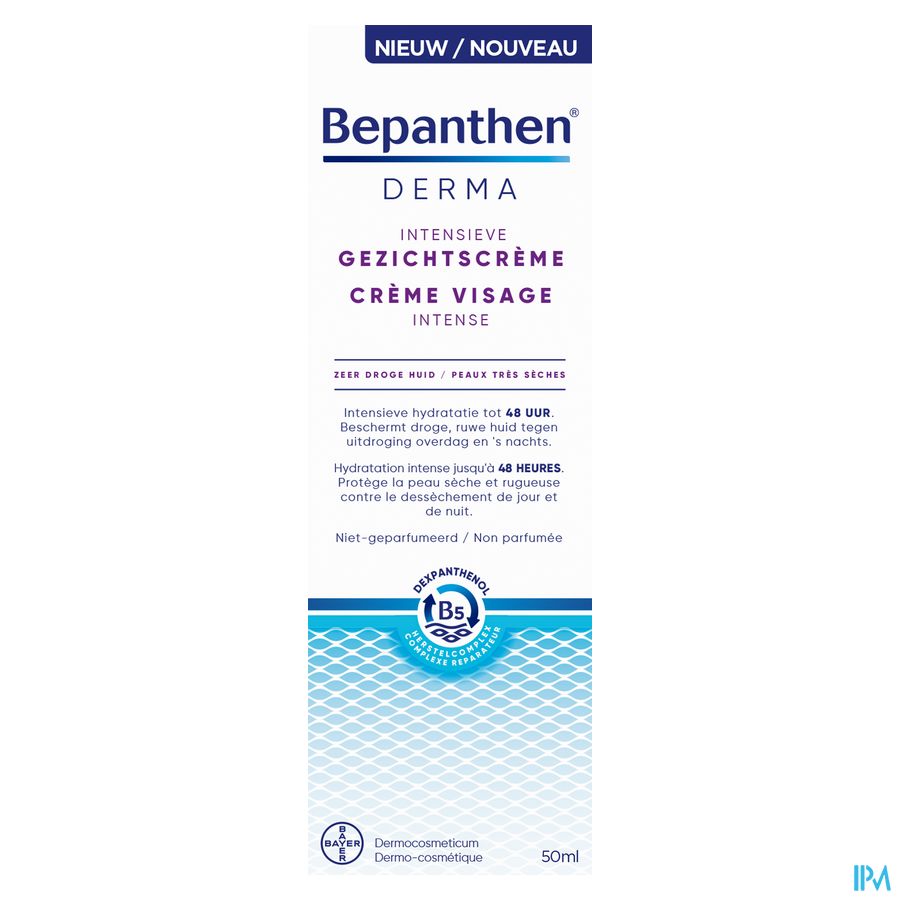 Bepanthen Derma Creme Visage Intense Tube 50ml