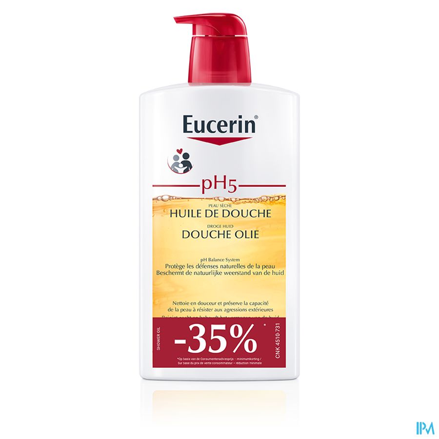 Eucerin Ph5 Huile Douche 1l Promo -35%