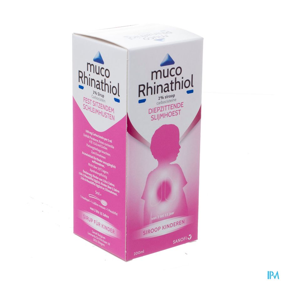 Muco Rhinathiol 200ml enfants - Toux grasse