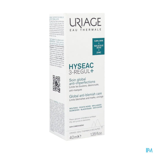 Hyseac 3-regul+soin Global A/imperfections 40ml