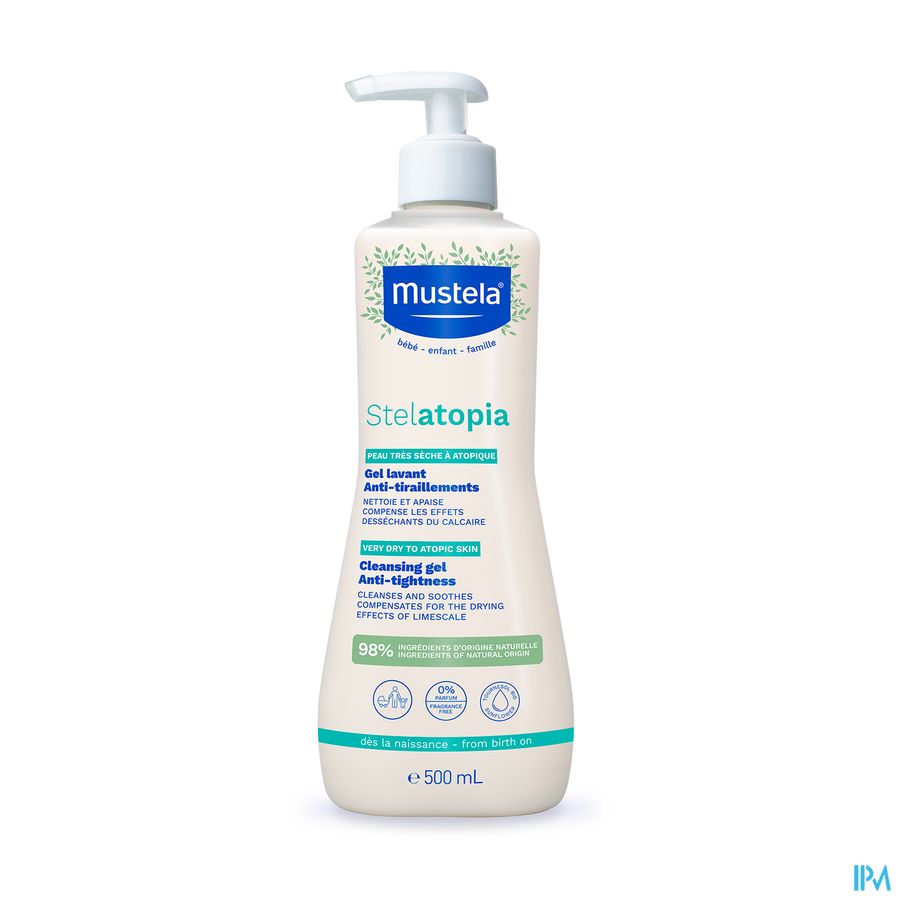 Mustela stelatopia® gel lavant 500 ml