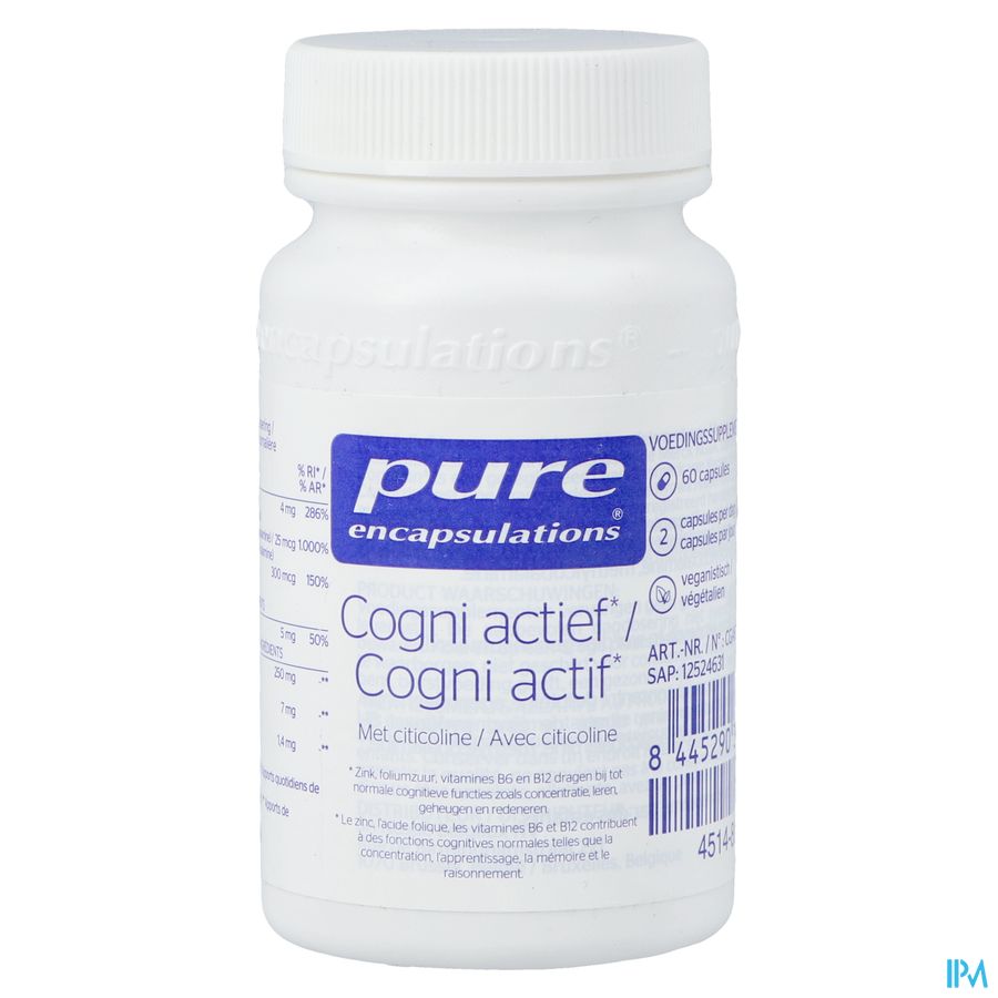 Pure Encapsulations Cogni Actif V-caps 60