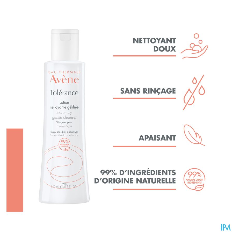 Eau Thermale Avène - Tolérance Lotion nettoyante gélifiée