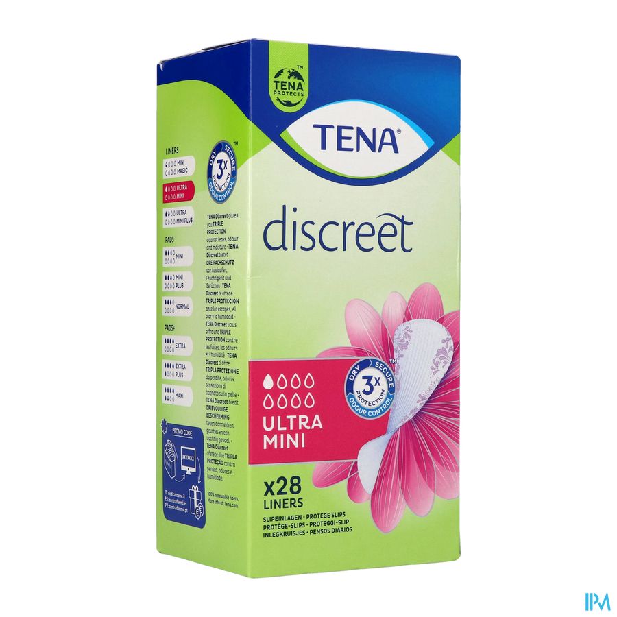 Apoti Mini Tena Discreet Ultra Mini 28 – Apoti-care