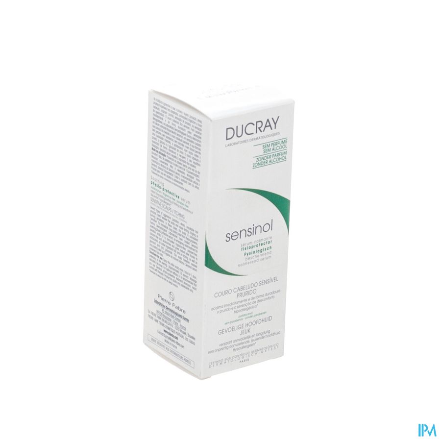 Ducray SENSINOL Sérum Apaisant Physioprotecteur - Spray Cuirs chevelus sensibles sujets à fortes démangeaisons Spray