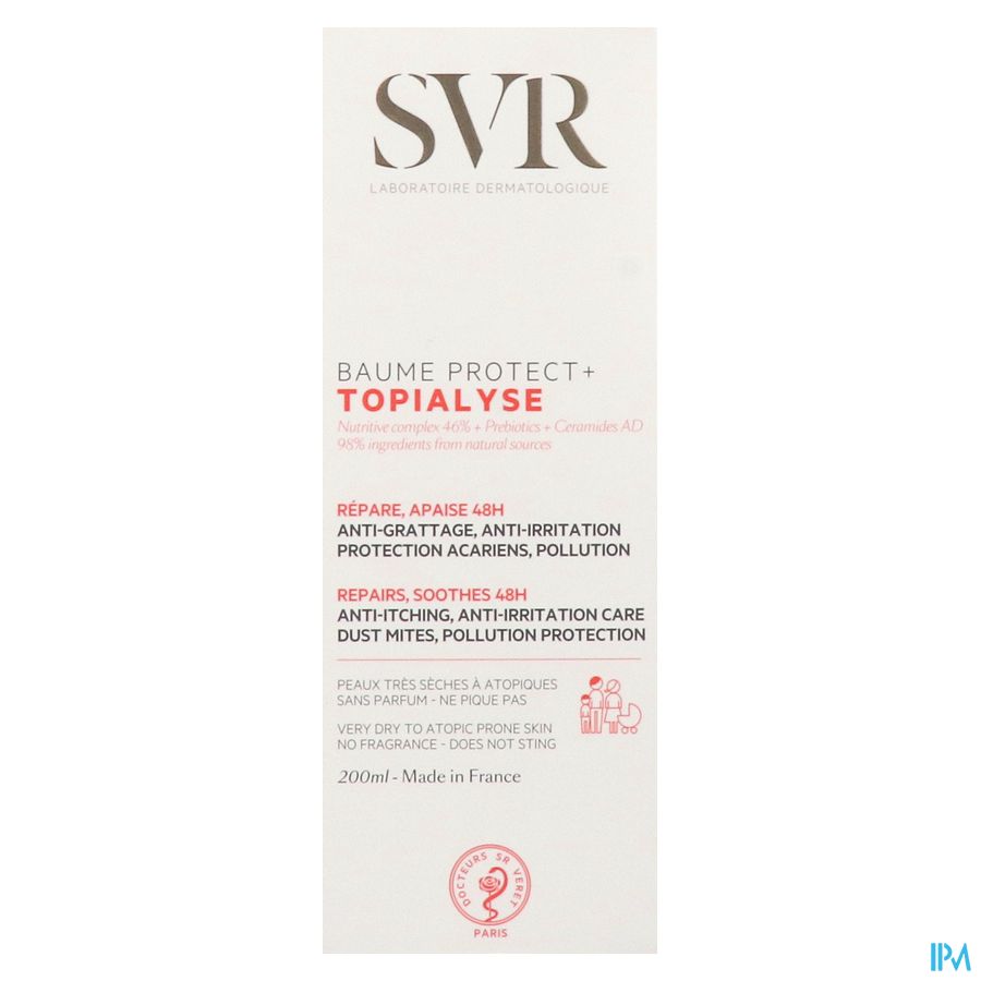 Svr Topialyse Baume Protect+ 200ml