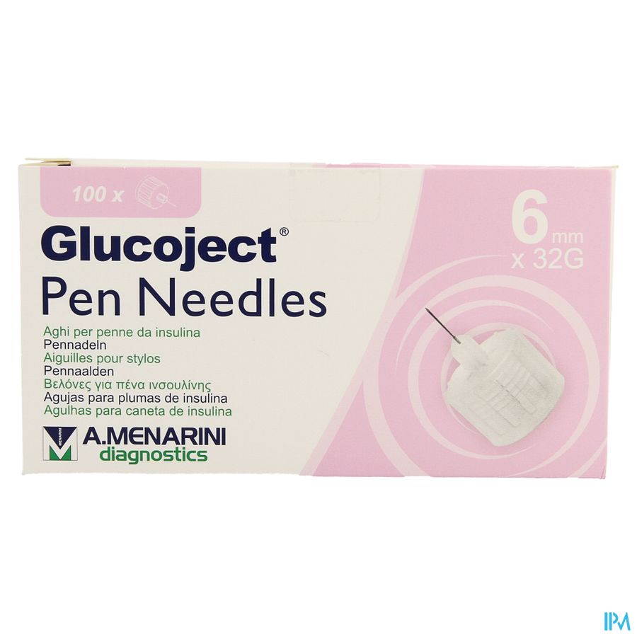 Glucoject Pen Needles 6mm 32g