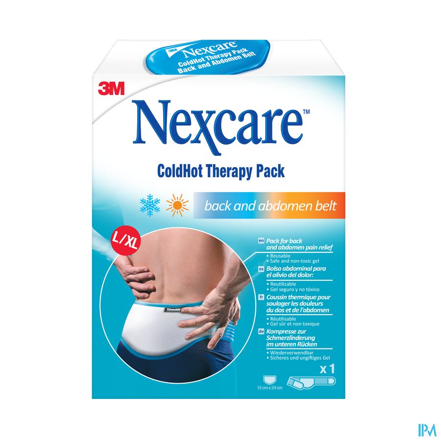 N15711l Nexcare Coldhot Therapy Pack Dos Et Abdomen l/xl, l - Xl