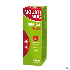 Moustimug Tropical Maxx Spray 50% DEET 100 ml