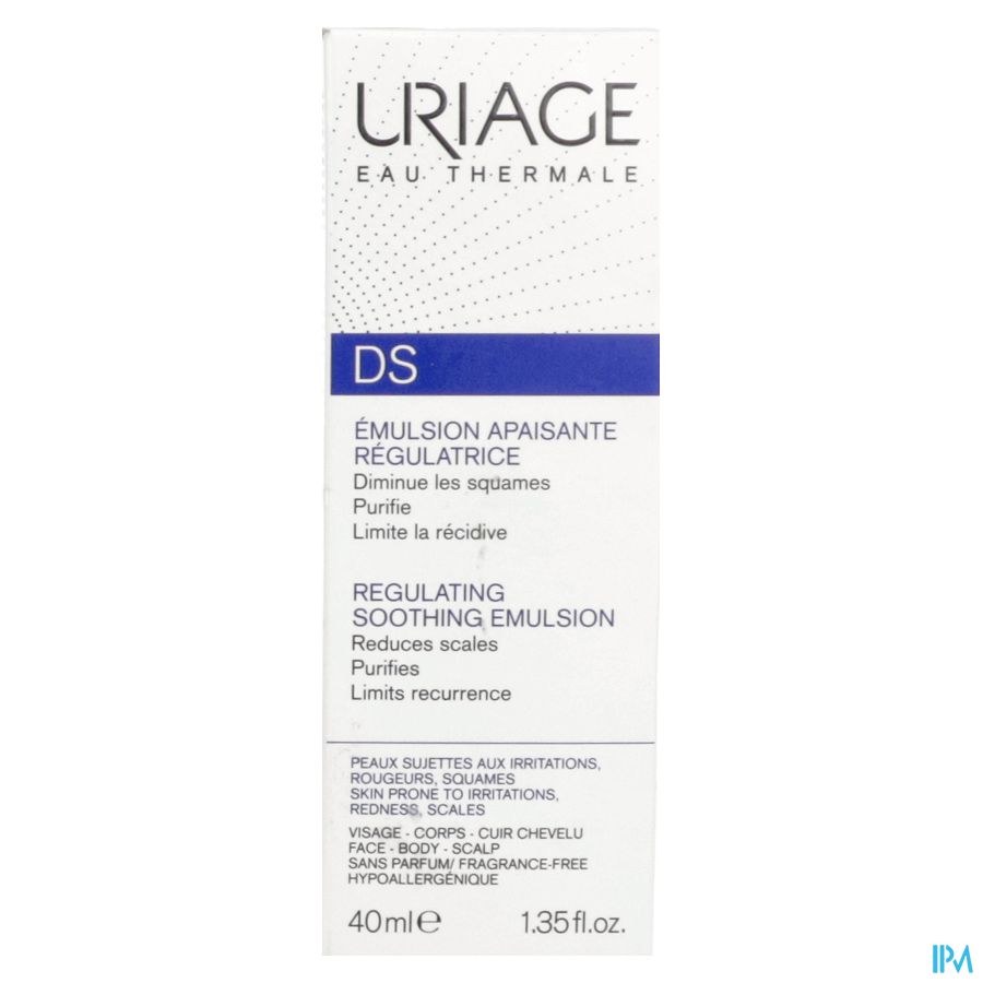 Uriage Ds Emuls Soin Regulateur Tube 40ml