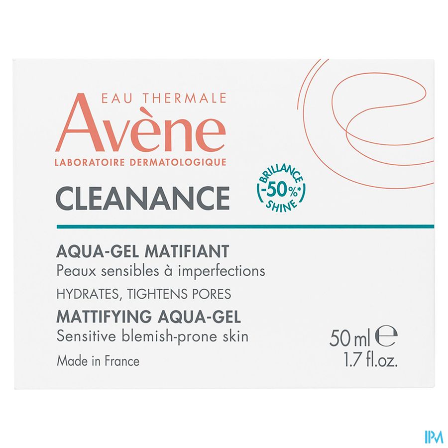 Eau Thermale Avène  CLEANANCE Aqua-gel matifiant Peaux sensibles à imperfections