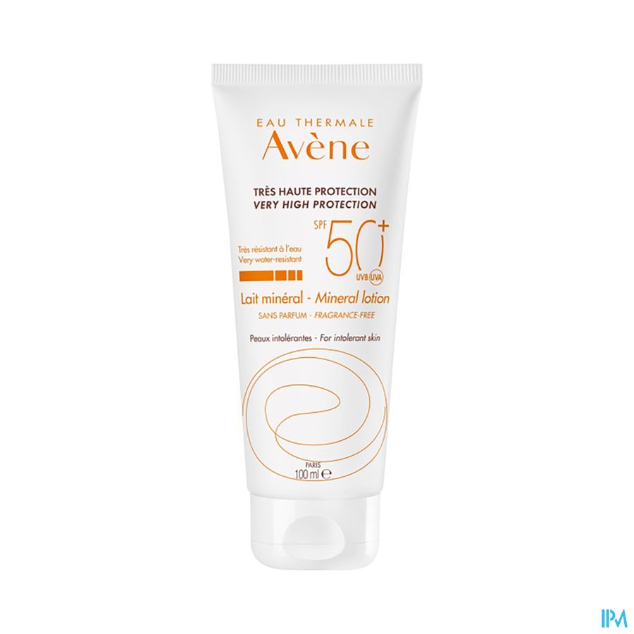 Eau Thermale Avène - Lait minéral SPF50+ Soins solaires MINERAUX
