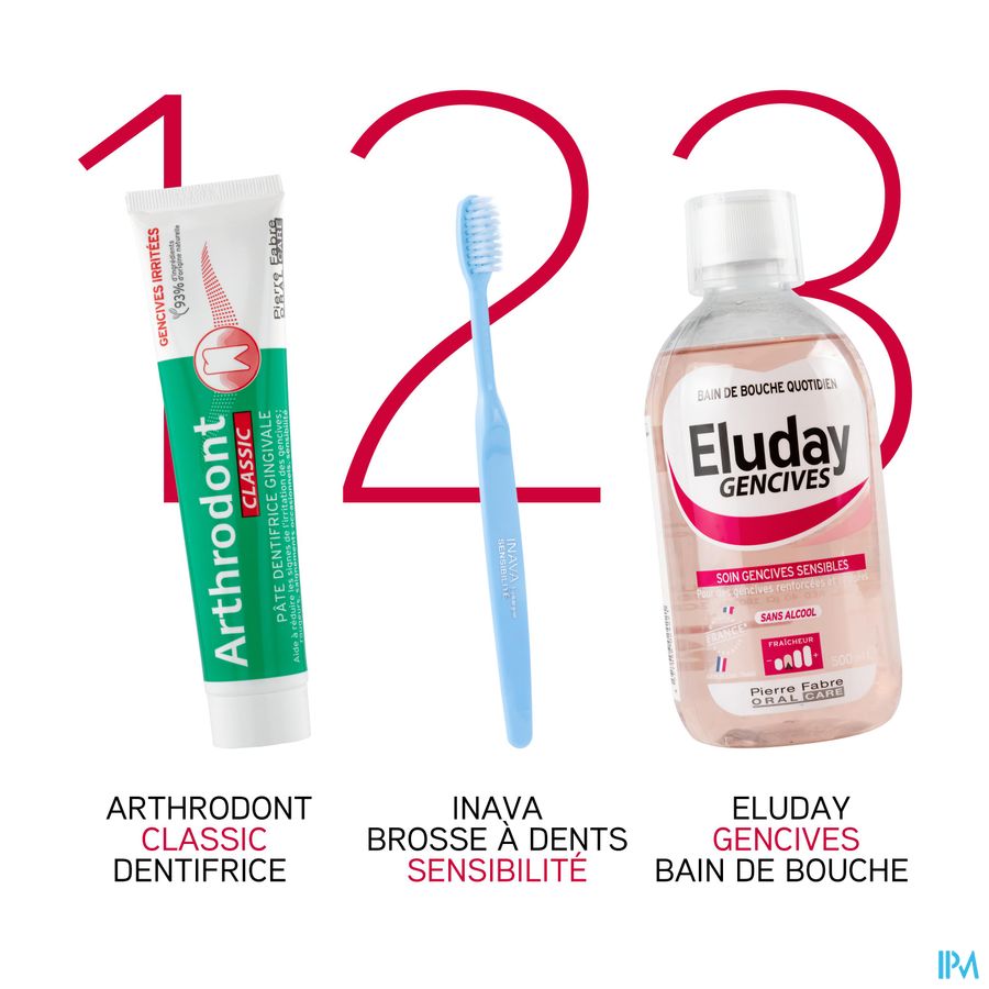 Eludril Gums — Bain de bouche quotidien soin gencives sensibles