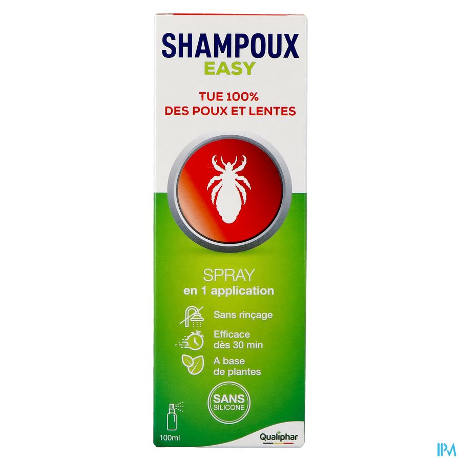 Shampoux Easy spray anti-poux et anti-lentes 100 ml