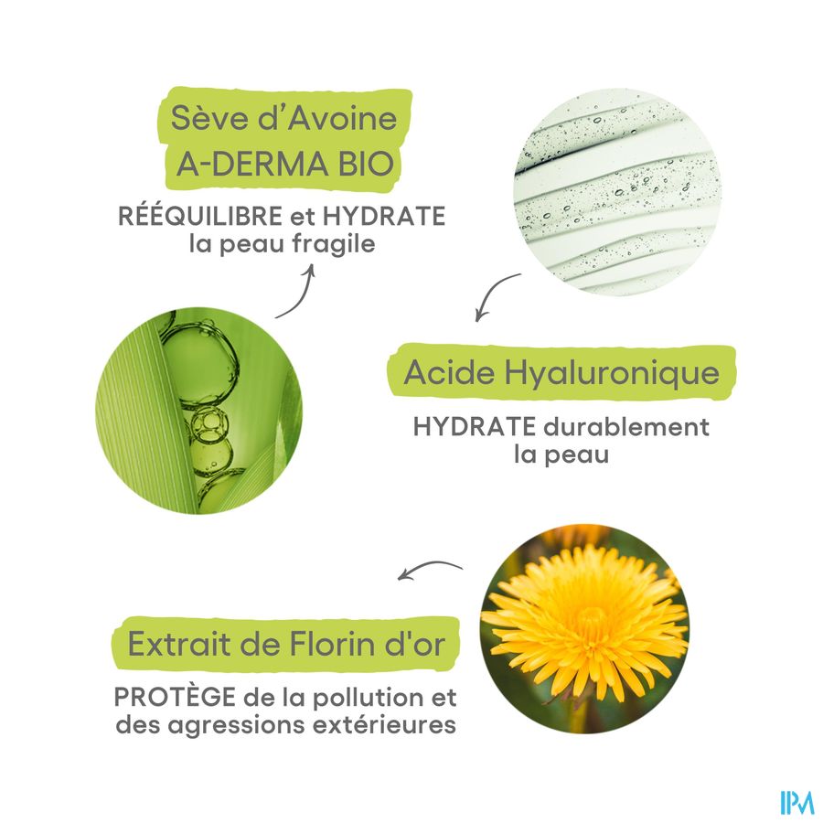A-DERMA BIOLOGY HYALU Sérum 3-en-1  à l'Acide Hyaluronique