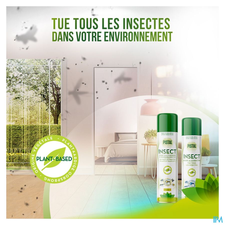 PISTAL INSECT CITRONELLE SPRAY CONTRE LES INSECTS 300ML