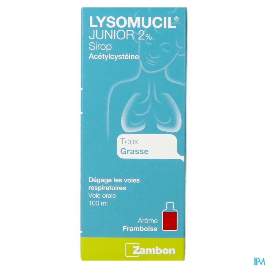 Lysomucil Junior 2% Sirop 100ml