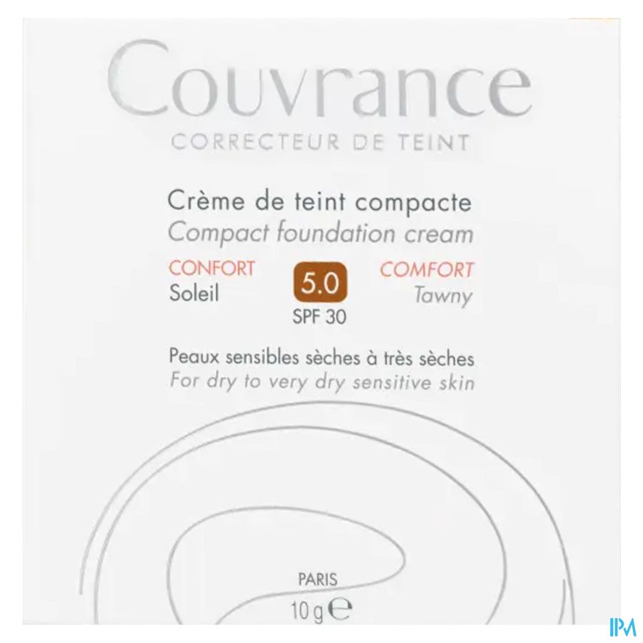 Eau Thermale Avène - Crème de teint compacte Confort Soleil Couvrance