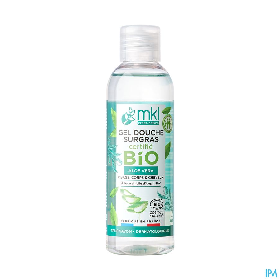 Mkl Gel Douche Bio Aloe Vera Fl 100ml