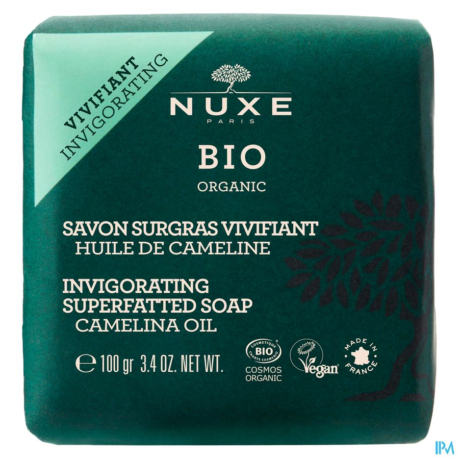 Nuxe Bio Savon Surgras Vivifiant Huilcameline 100g