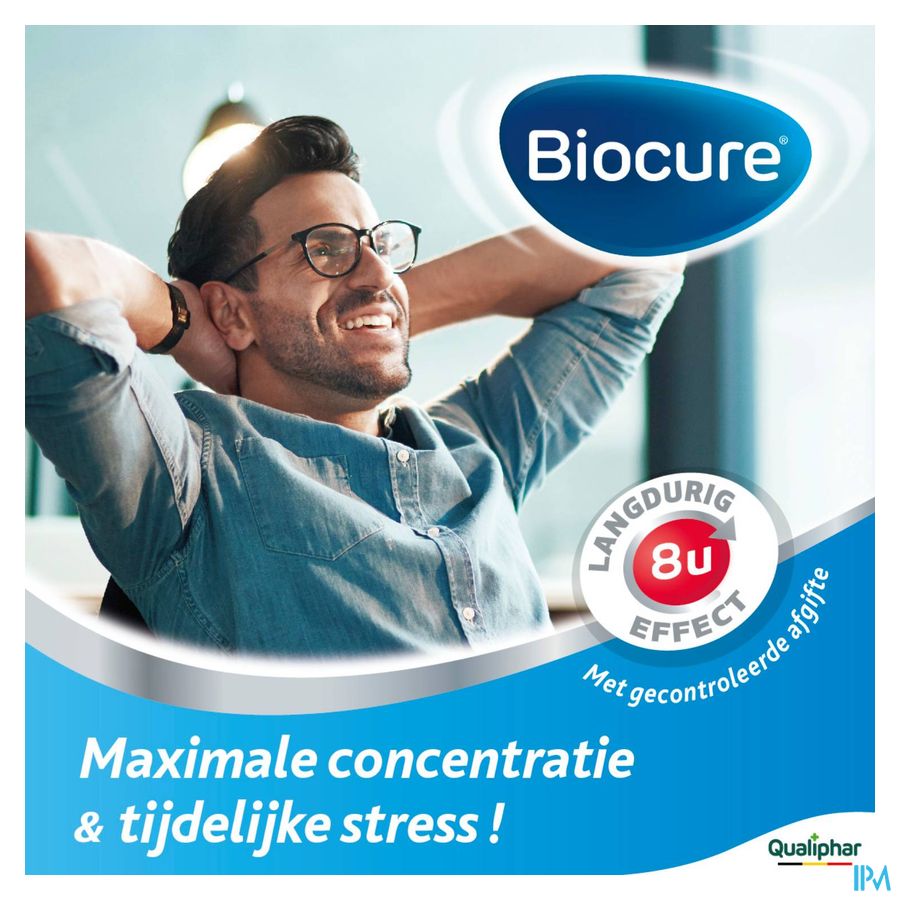 Biocure Intellect - concentration, mémoire, vitamine - 40 comprimés