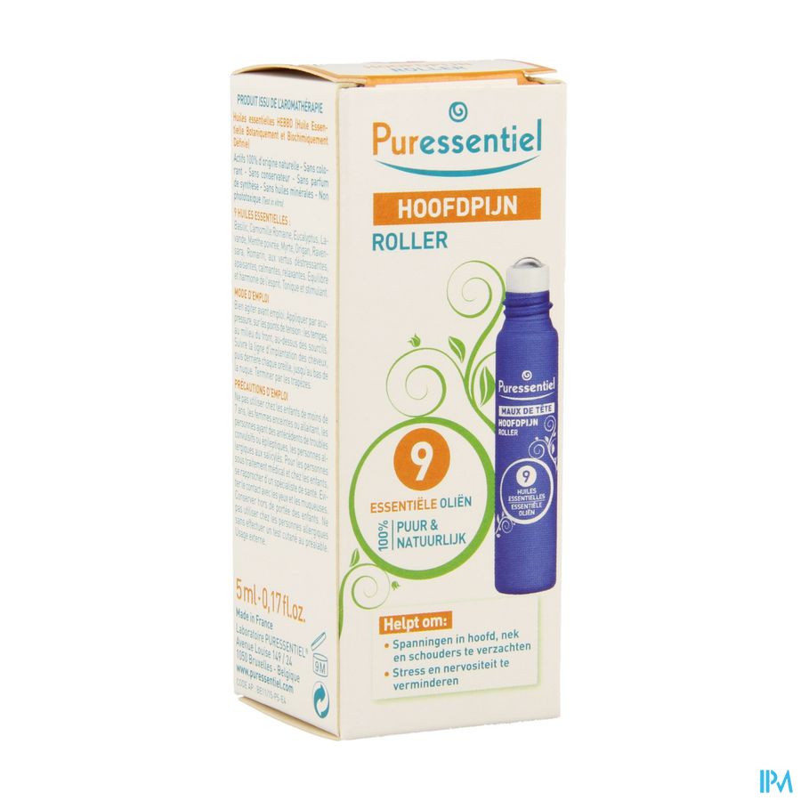 Puressentiel Roller Maux Tete 9 Hle Ess 5ml