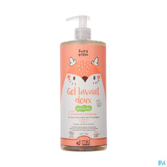 Baby Green Gel Lavant Doux Bio Fl Pompe 1l
