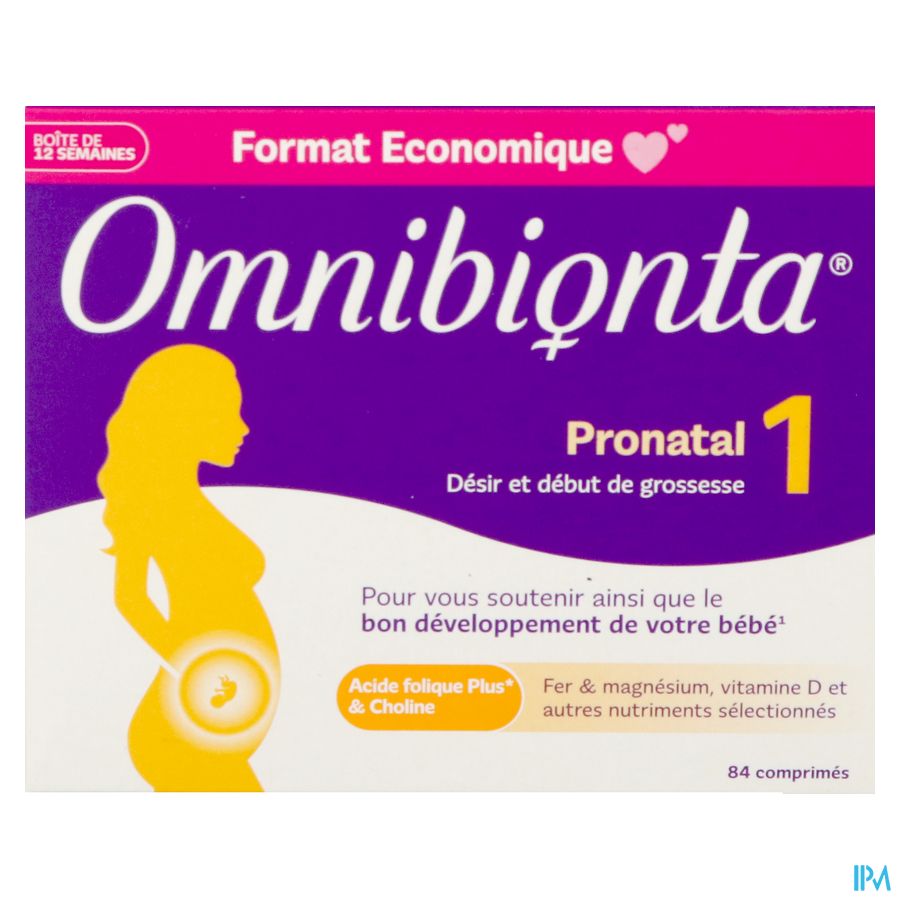 Omnibionta Pronatal 1desir Debut Gross.12sem Com84