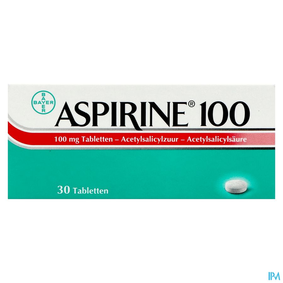 Aspirine 100mg Comp 30