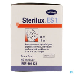 Sterilux Es1 Cp Ster 8pl 5x5cm 40 2050161