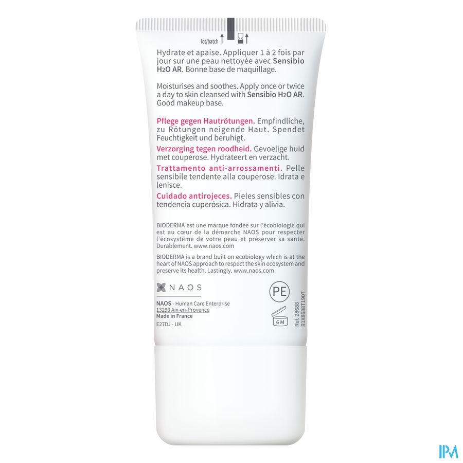 Bioderma Sensibio Ar Creme Anti Rougeurs 40ml