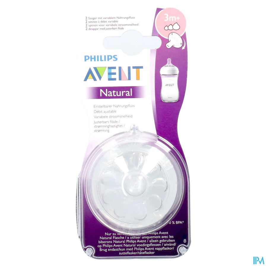 Philips Avent Natural 2.0 Tetine Variable SCF045/27