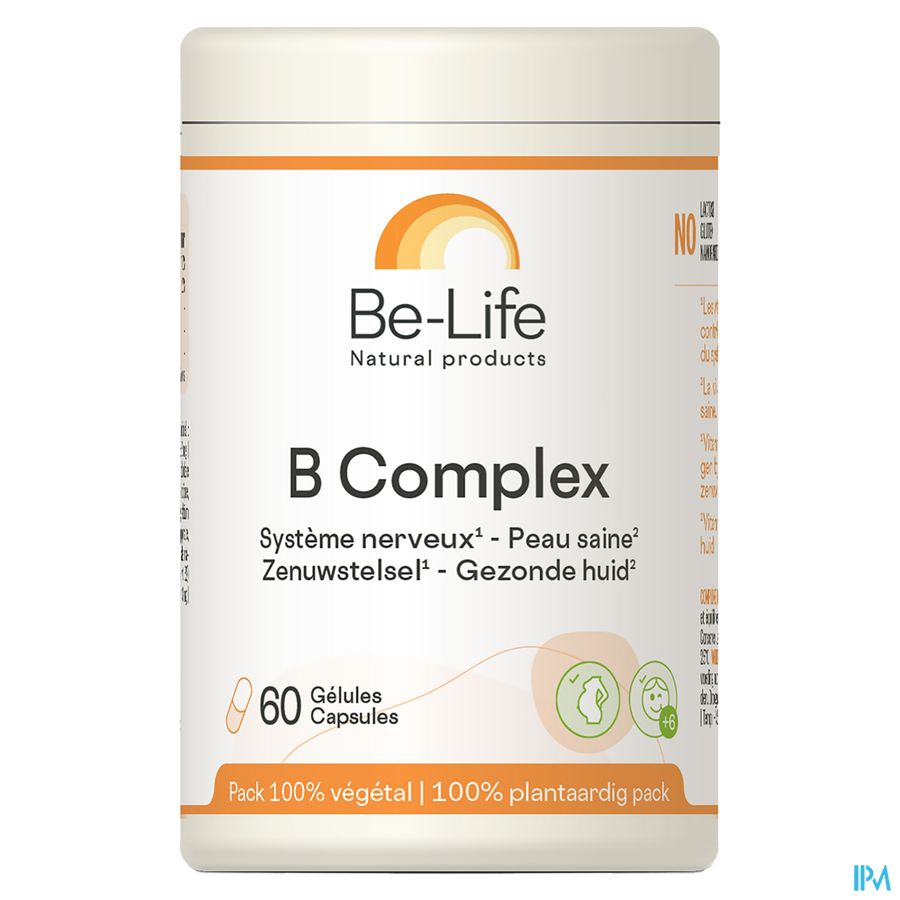 B Complex Vitamin Be Life Nf Caps 60 Rempl.2750834