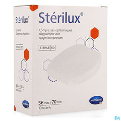 Sterilux Comp.ocul. 56x70 St.10 P/s