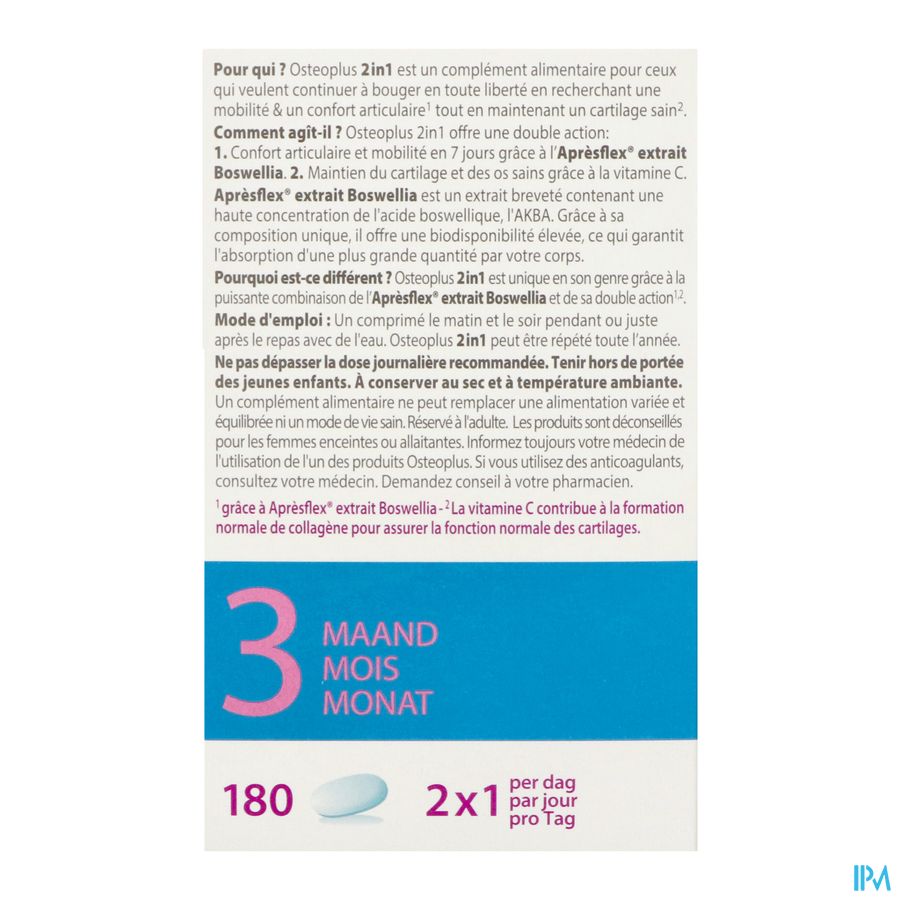 Osteoplus 2in1 Comp 180