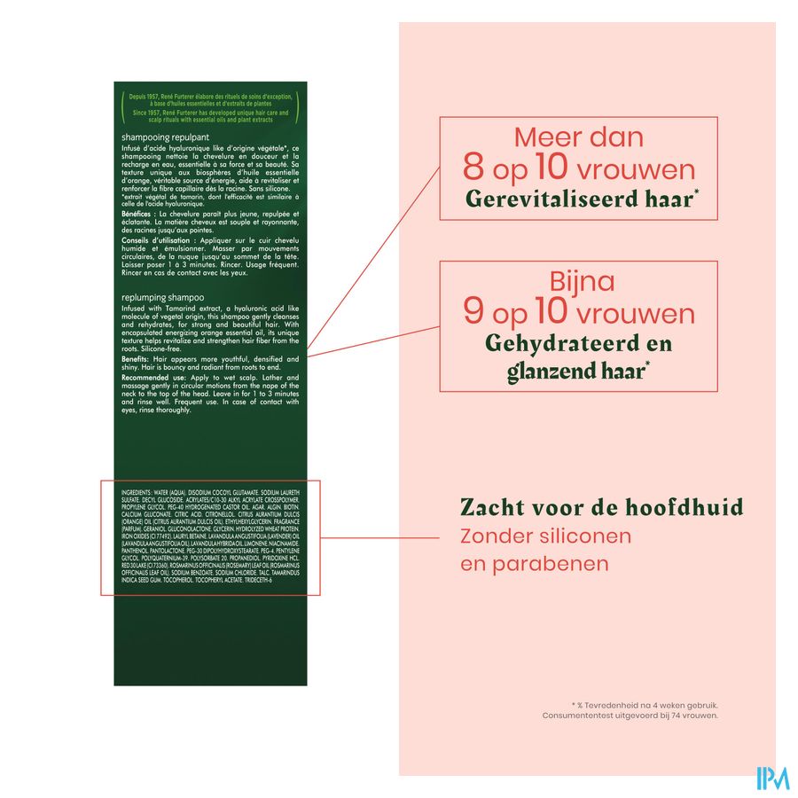 René Furterer - Shampooing repulpant - Shampoing densifiant pro-jeunesse - TONUCIA NATURAL FILLER