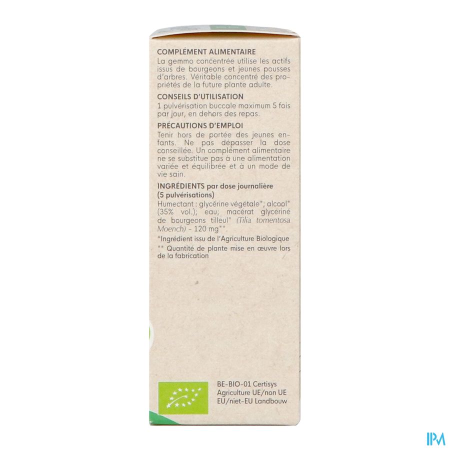 Herbalgem Tilleul Bio Spray 15ml