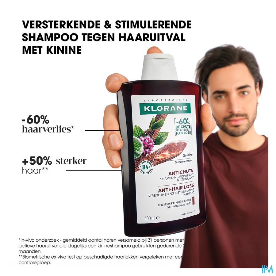 Klorane Quinine Shampooing antichute fortifiant et revitalisant