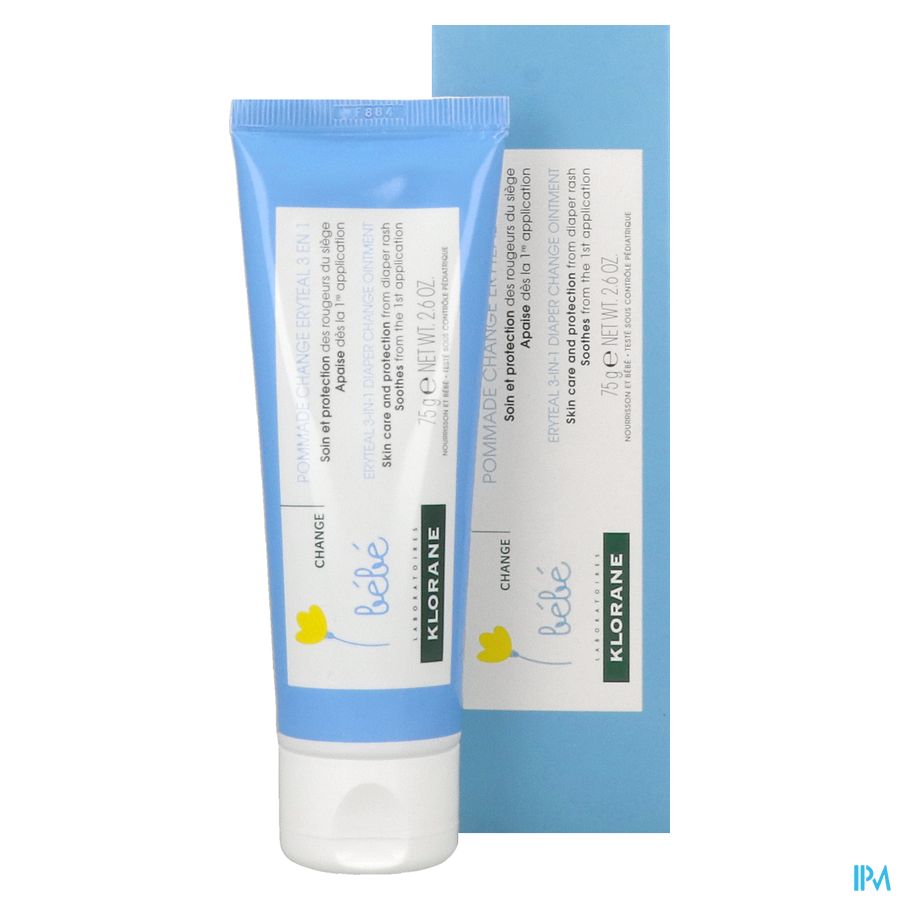 Klorane - Pommade change Eryteal 3 en 1 au Calendula apaisant - Bébé - Change - Siège
