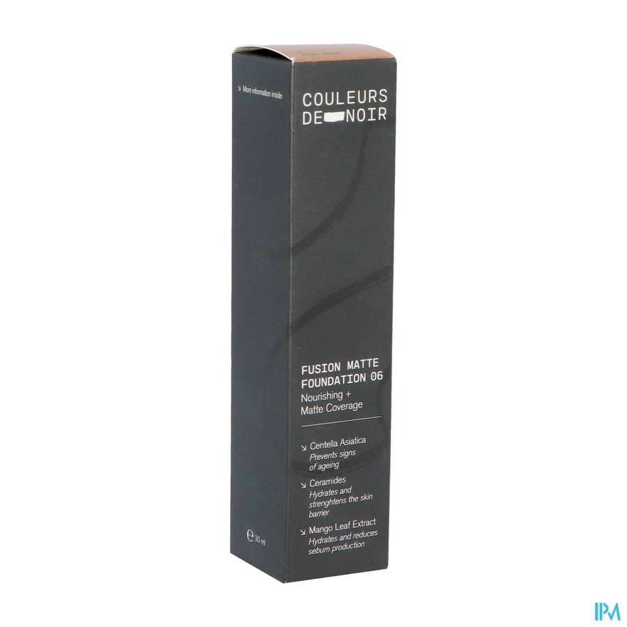 Couleurs De Noir Fus. Matte Fdt 06 W. Rose 30ml