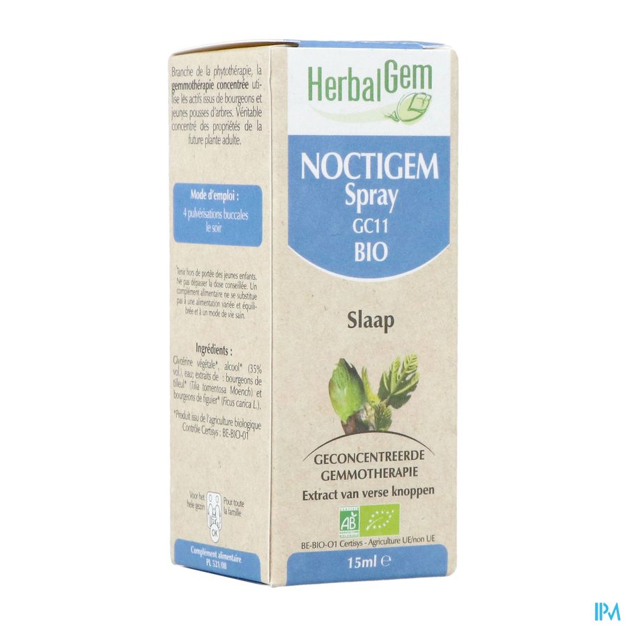 Herbalgem Noctigem Spray Bio 15ml