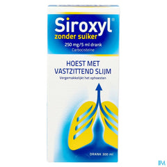 Siroxyl Sirop Sans Sucre/zonder Suiker 300ml