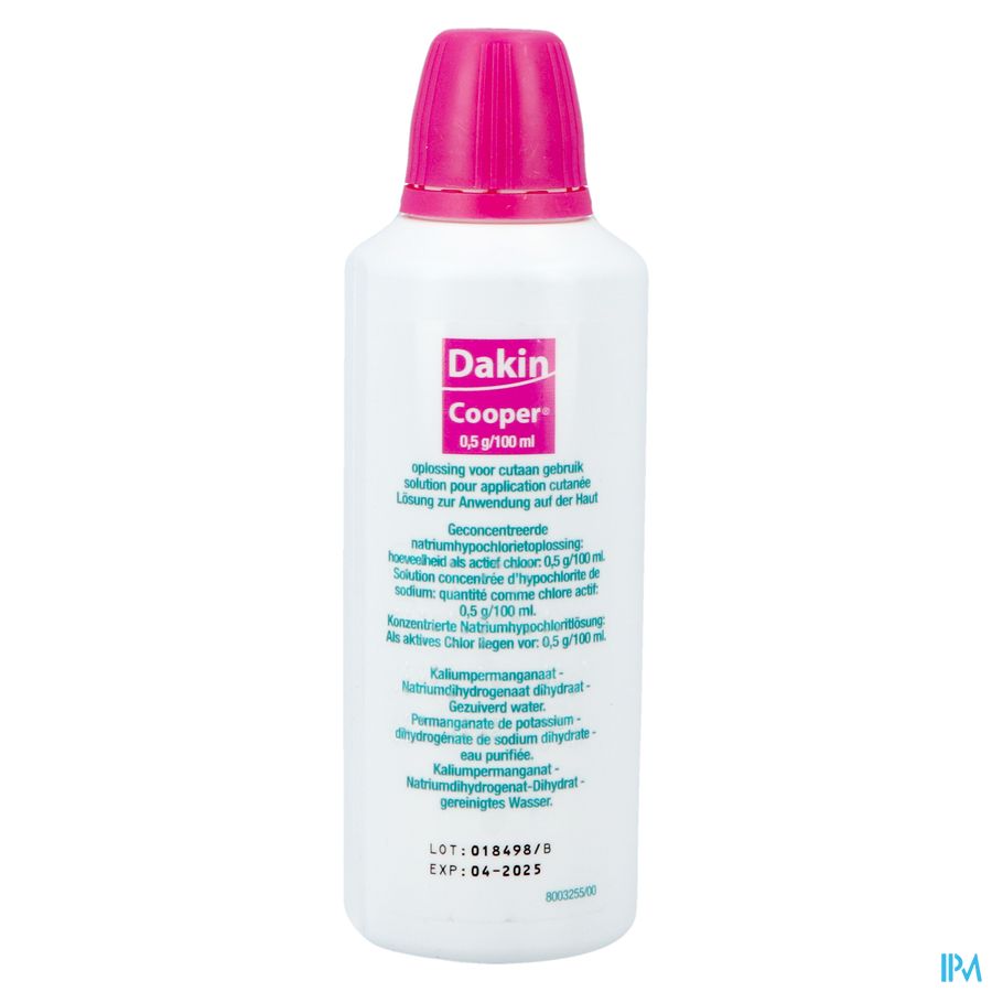 Dakin Cooper Stabilisé 250 ml - désinfectant mycose, bactéries et virus