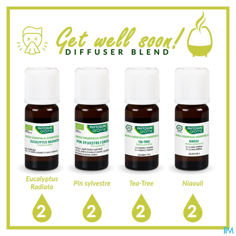 Phytosun® Huile essentielle Tea-tree – 10 ml – Soulager les voies respiratoires et soutenir l’immunité