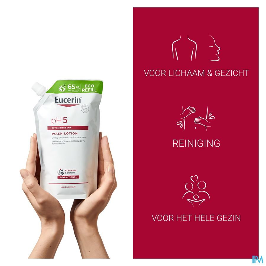 pH5 Gel Lavant Peau Sèche et Sensible recharge Visage et Corps 400ml
