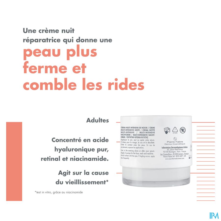 Crème multi-intensive nuit